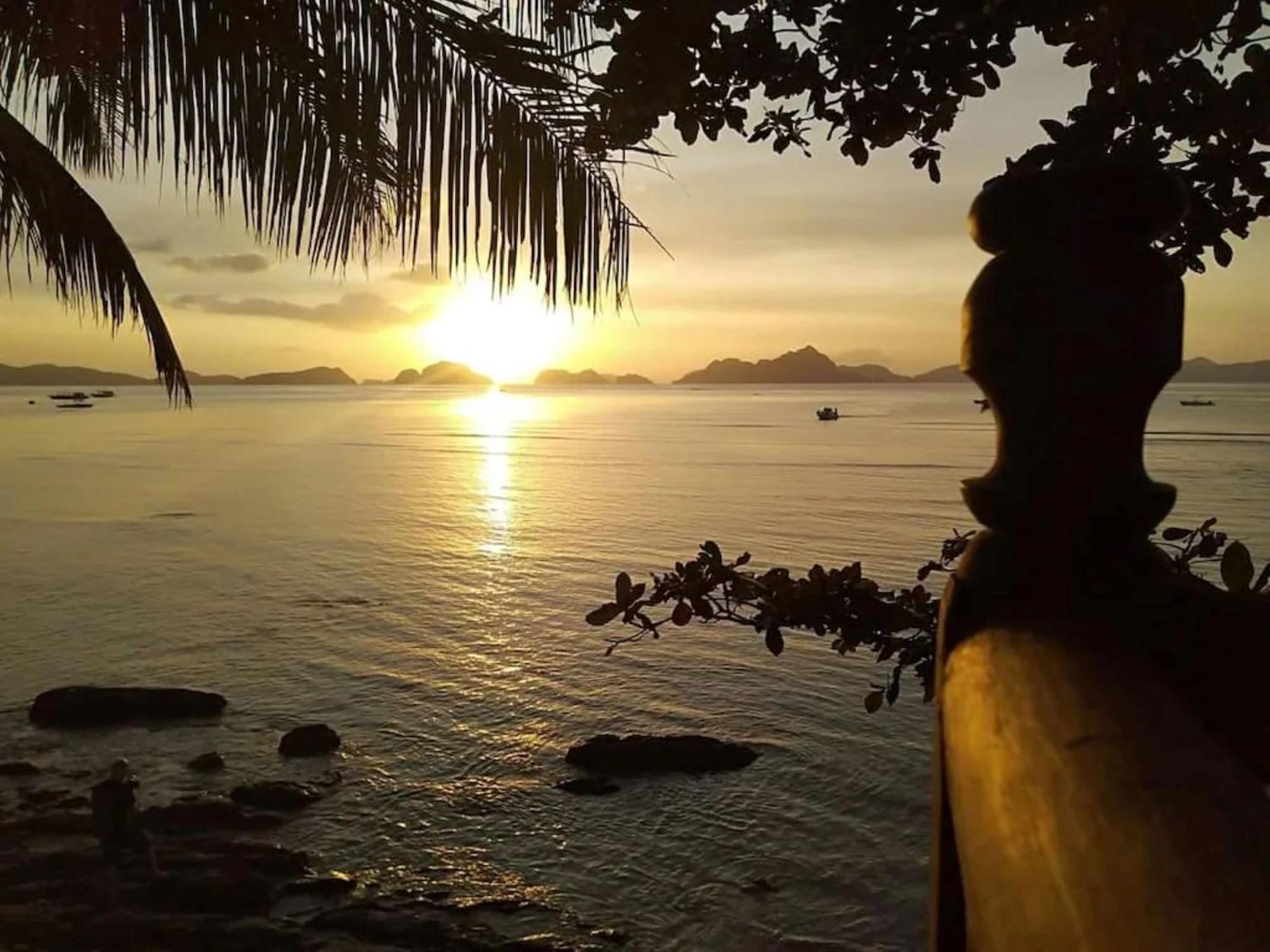 Hut Sunset View Hotel El Nido Bagian luar foto
